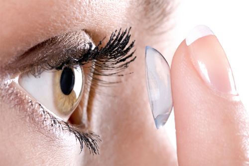 Inserting and Removing a Contact Lens